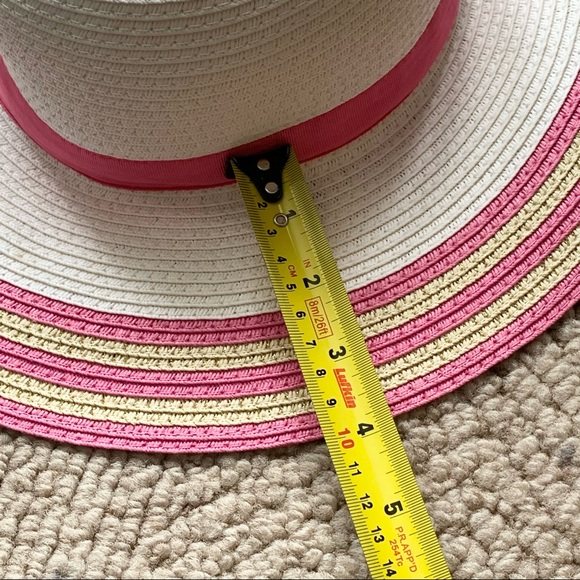 Gymboree Kid Girl Large Brim Straw Hat 🌸 Size Large (8 years and up) - Picture 9 of 10